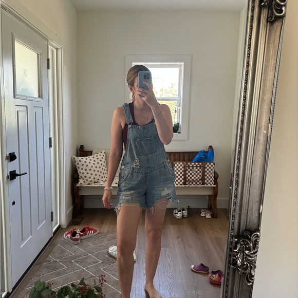 Ripe maternity denim overalls - Picture 7 of 8